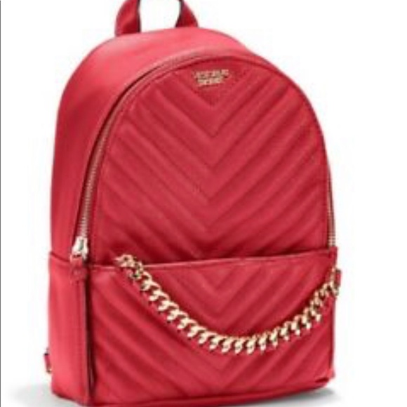 Victoria's Secret Handbags - ♦️Victoria’s Secret ♦️ Red Mini City Backpack